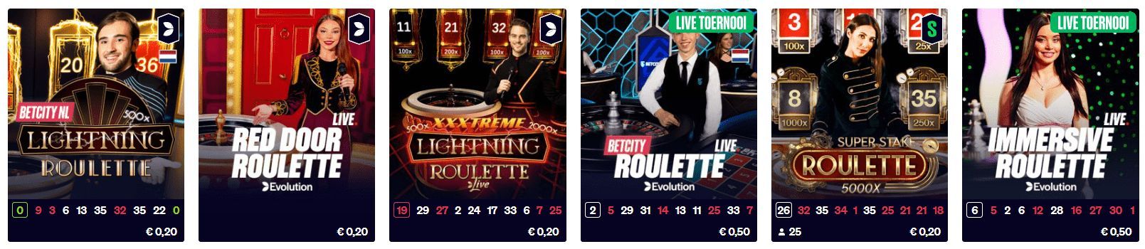 Bet City Roulette Games